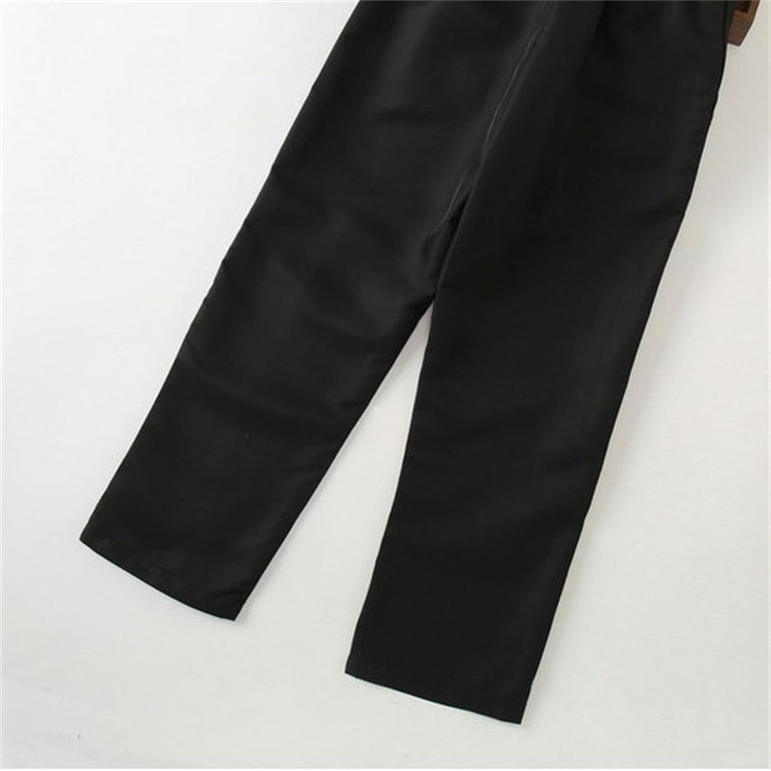 Kids Boys Black Spring Trousers Loose Fit Casual Pants