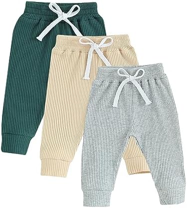 3-Pack Toddler Elastic Casual Pants