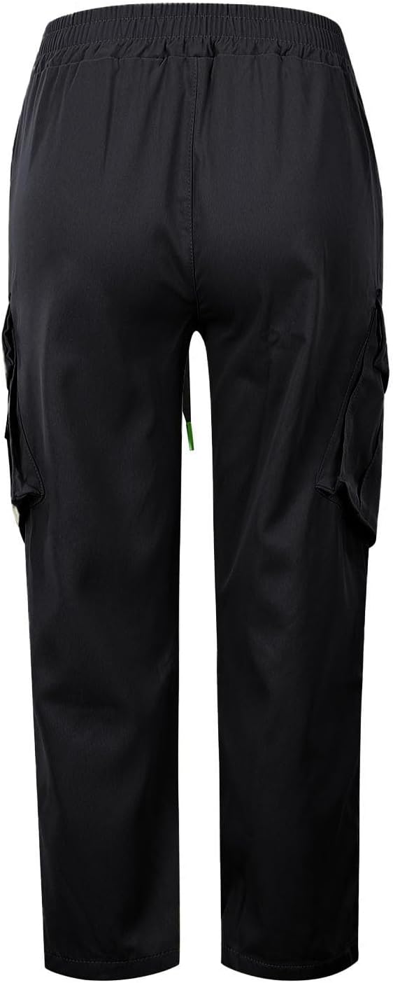 Boys Cargo Jogger Pants with Pockets and Elastic Waistband