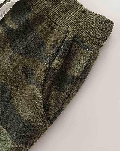 Ysoea Toddler Boys Cotton Camouflage Sweatpants Comfortable and Durable