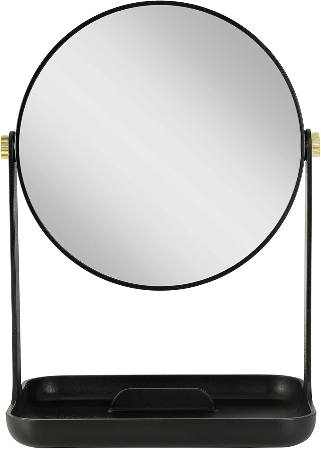 Zadro 7-inch Round Makeup Mirror with 5X 1X Magnifying Glass