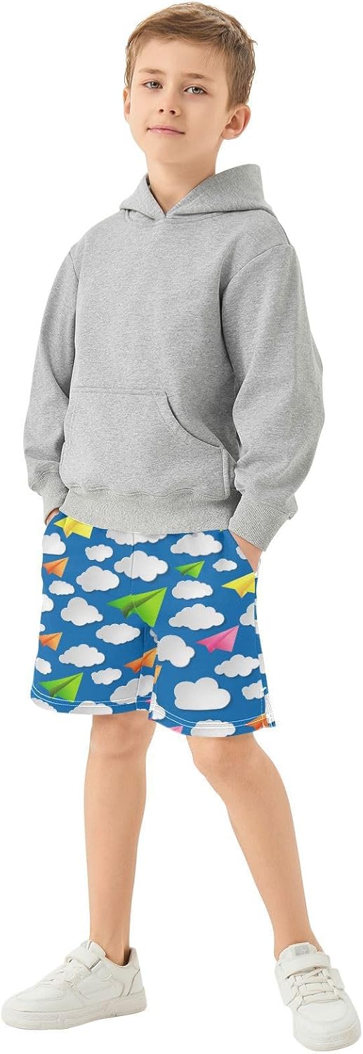 Aflyko Boys Casual Shorts Summer Essentials Stretchy Vibrant and Functional Pockets