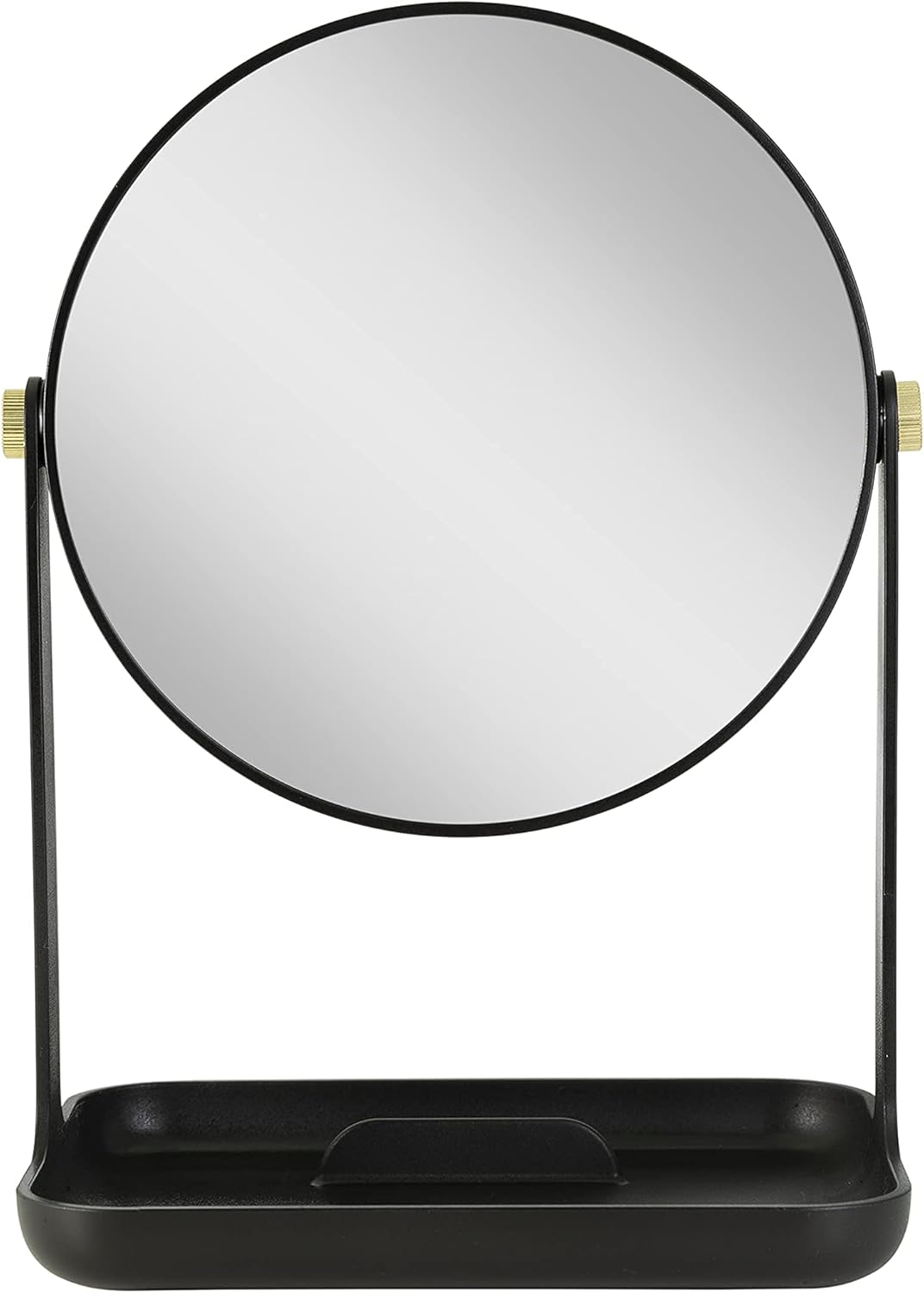 Zadro 7-inch Round Makeup Mirror with 5X 1X Magnifying Glass
