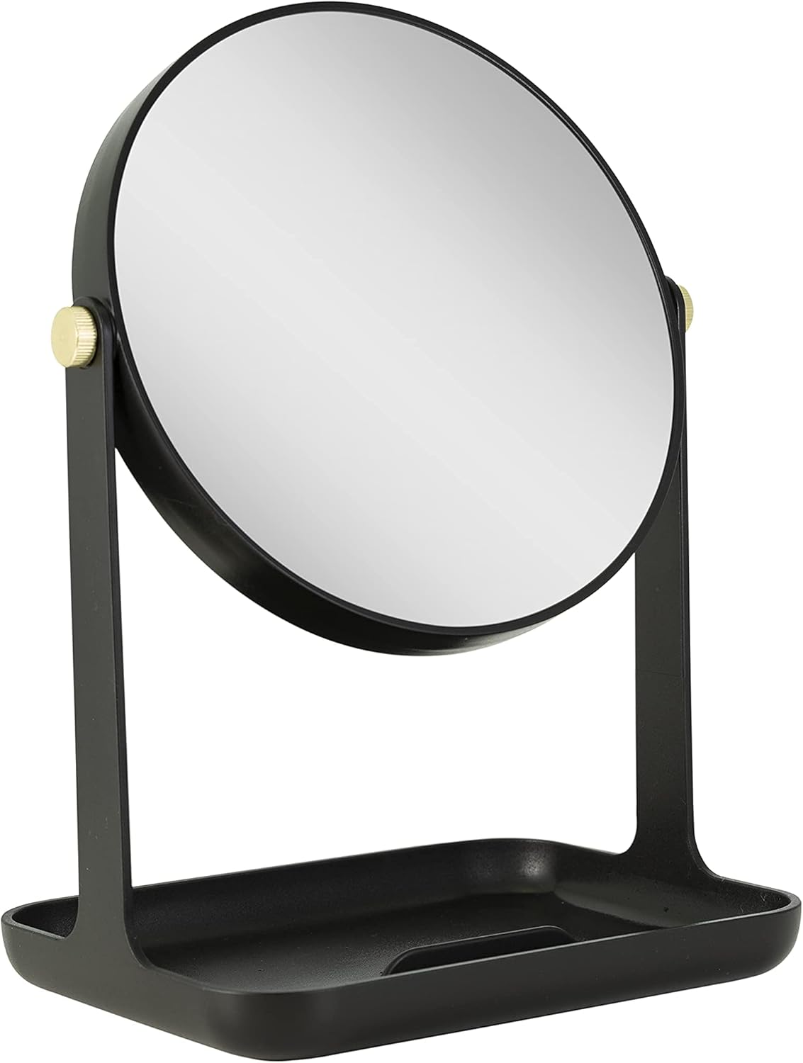 Zadro 7-inch Round Makeup Mirror with 5X 1X Magnifying Glass