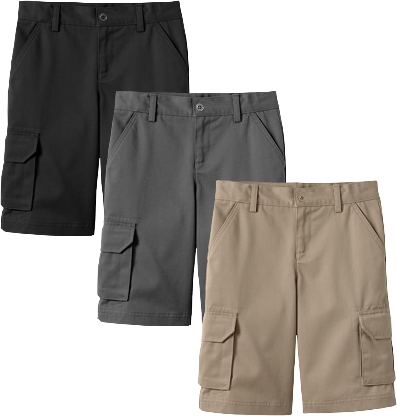 Stay Comfy in Galaxy by Harvic Boys Cargo Stretch Shorts