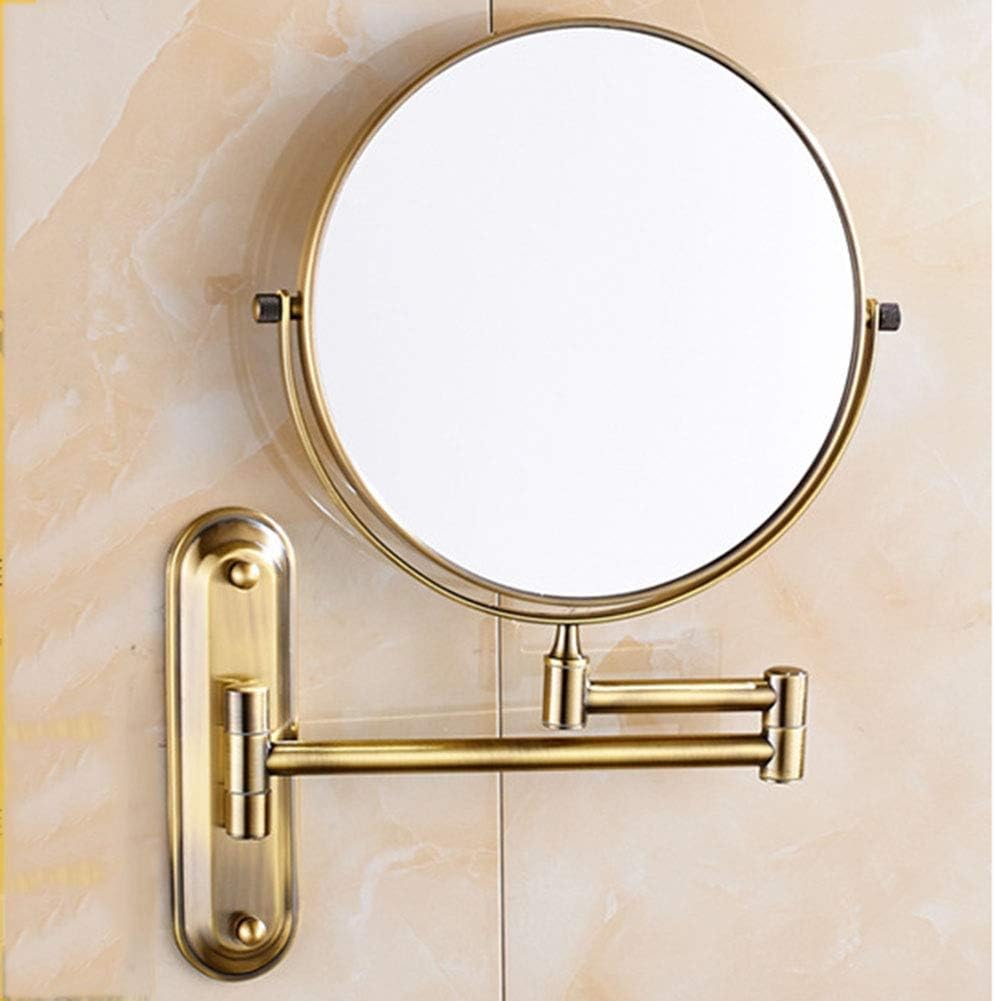 Wall-Mounted Vanity Mirror with 8 Wide 12 Extension Double-Sided