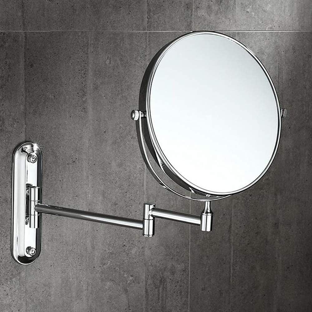 Sturdy Round Makeup Mirror with 360-Degree Rotation