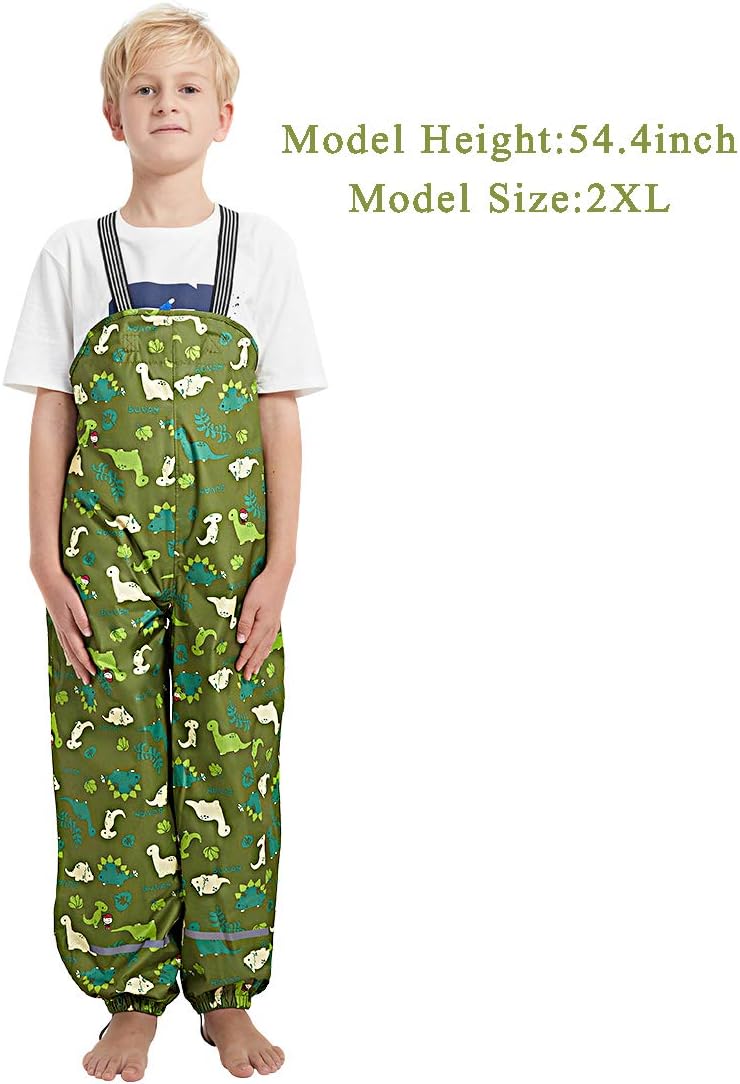 Safe Adjustable Rain Pants for Kids