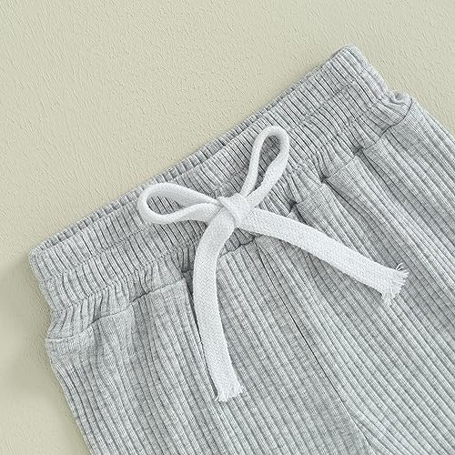 3-Pack Toddler Casual Stretch Bottom Pants for Boys Girls