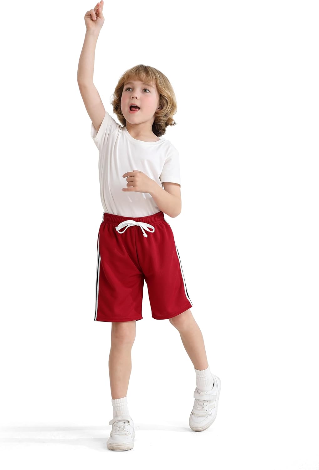 Resinta Boys athletic shorts breathable elastic waist summer favorites