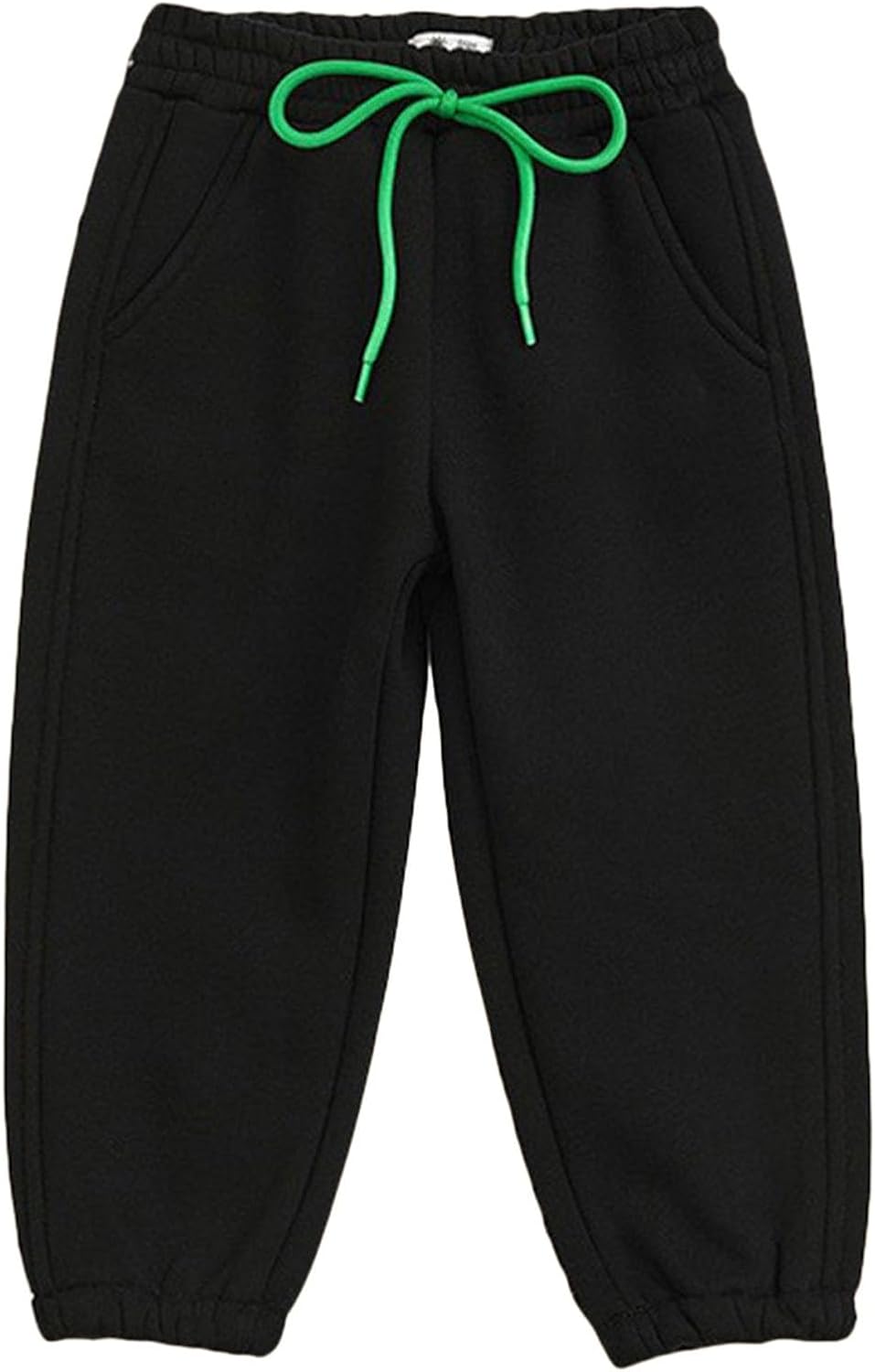 Soft Cotton Fleece sweatpants with adjustable waistband for Kids