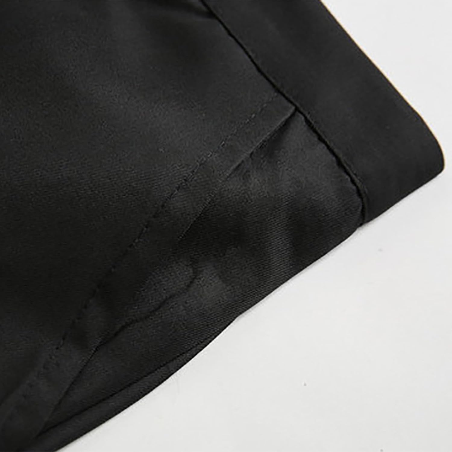 Black Stretch Chino Shorts for Boys - Premium Performance Stretch-fit