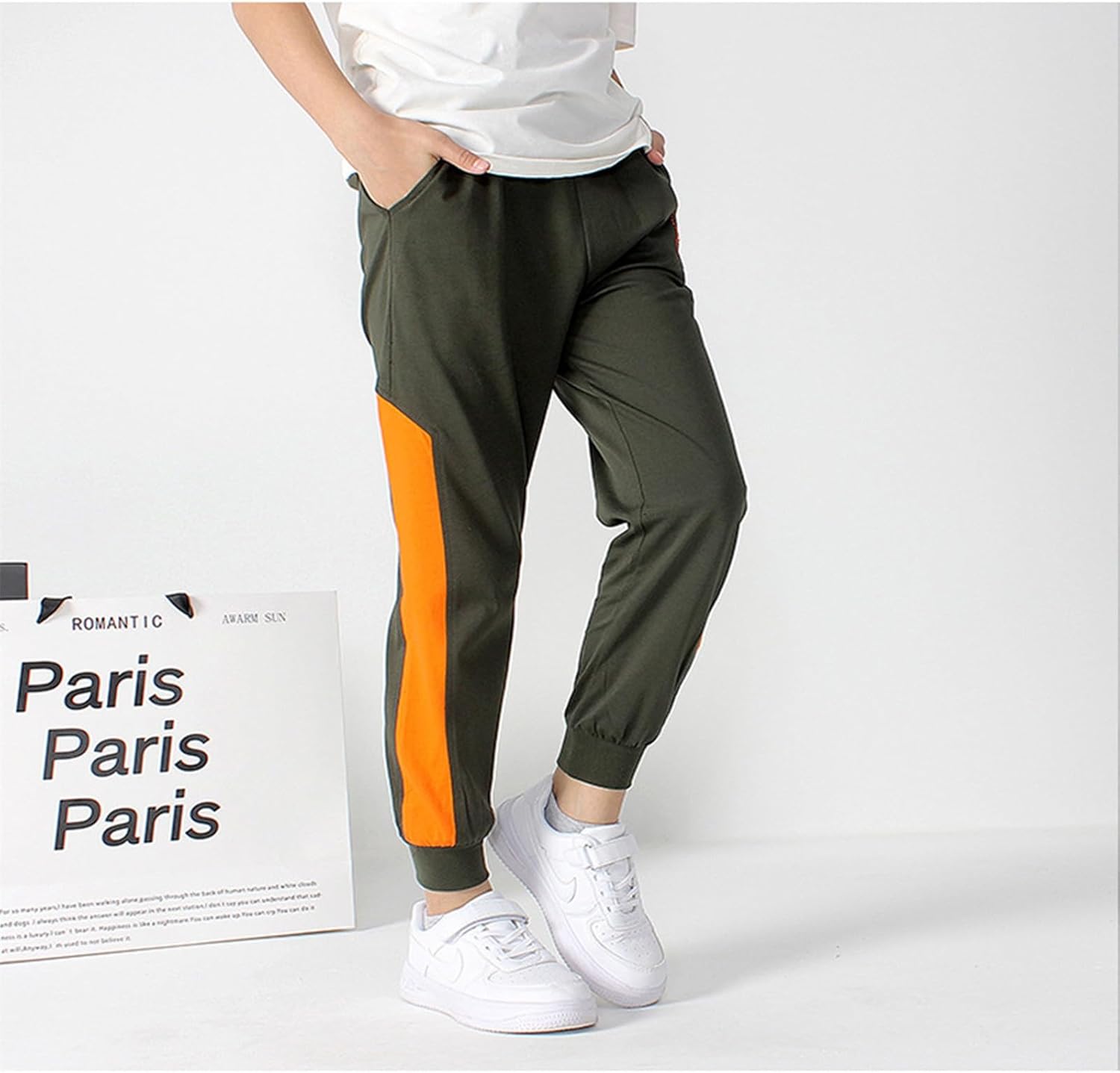 Toddler Boy Soft Elastic Waist Joggers Pants