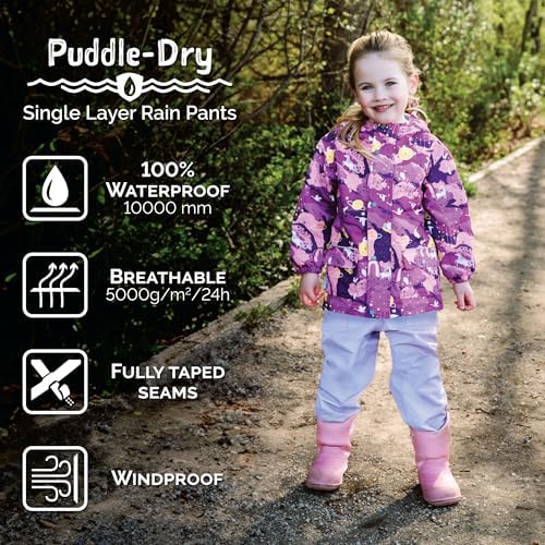 JAN JUL Waterproof Rain Pants for Kids 10000mm 5000gm