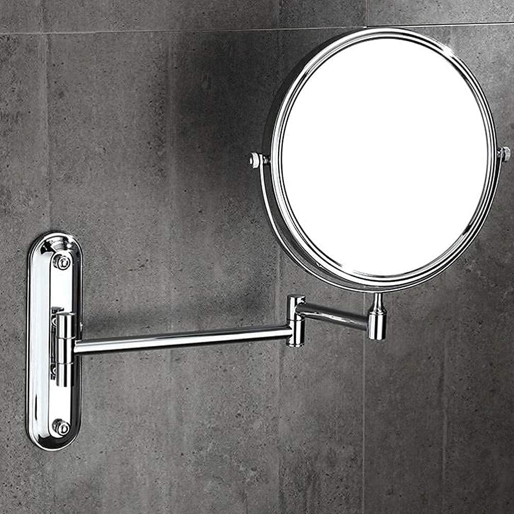 DEIHGE Folding Wall-Mounted Vanity Mirror Double-Sided Makeup Wardrobe