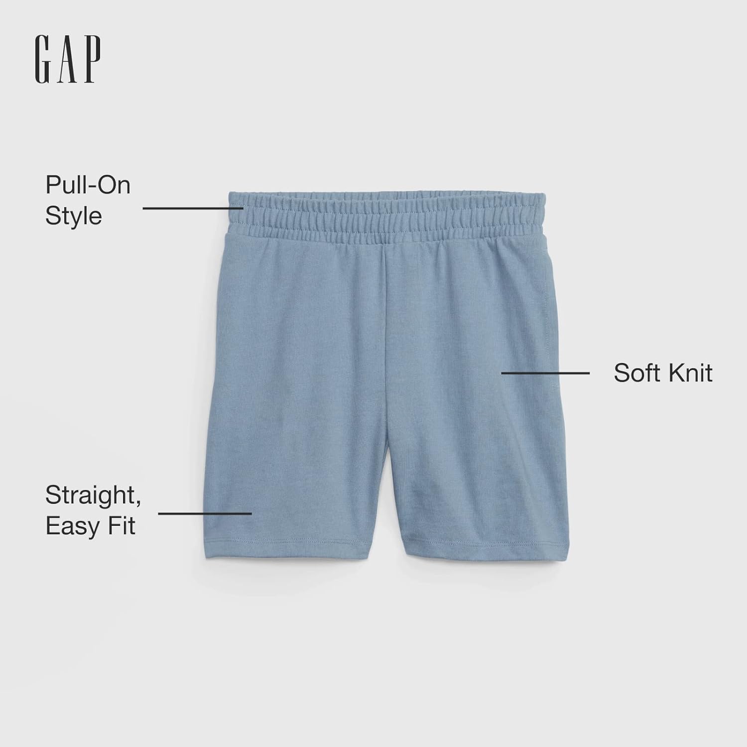 GAP Boys 2-Pack Checked Pull-On Shorts