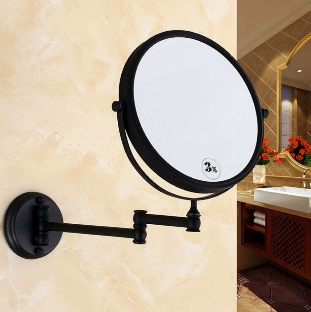 High-Quality Wall-Mounted Makeup Mirror with 3X Magnification