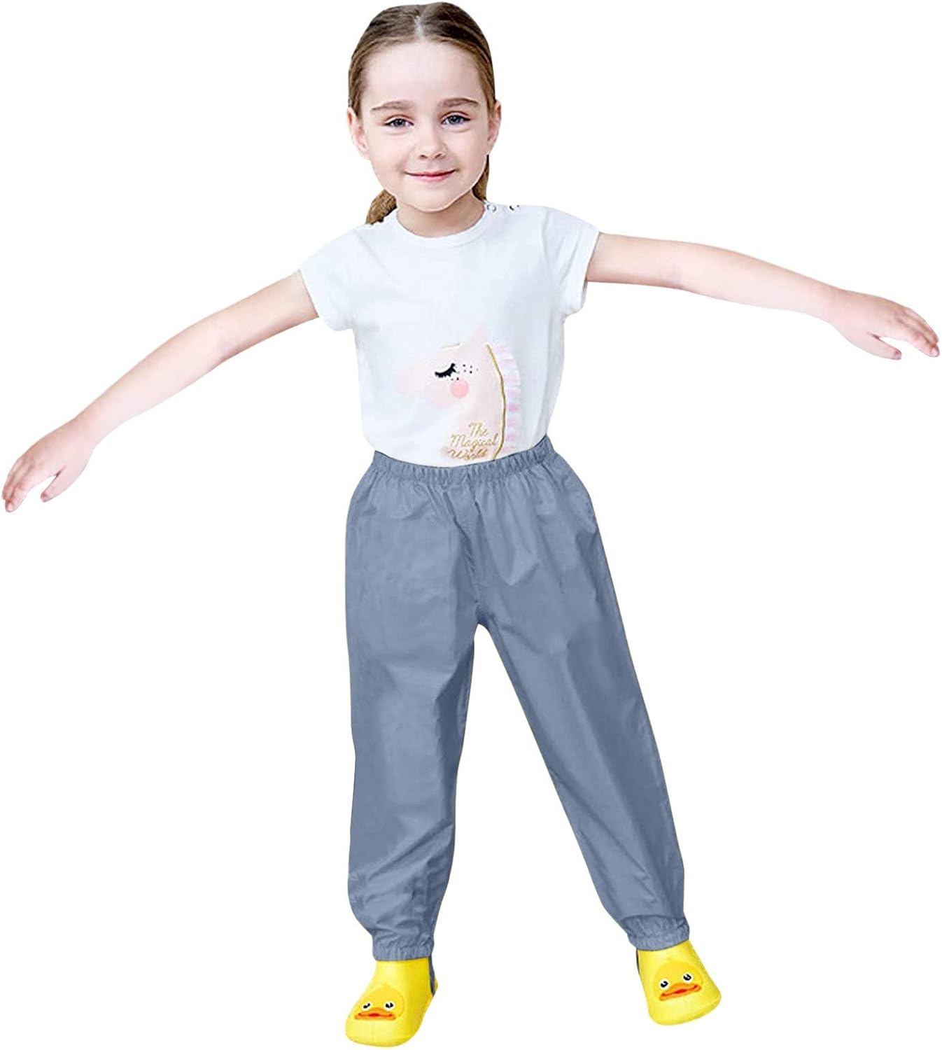 Generic Kids Waterproof Reflective Rain Pants