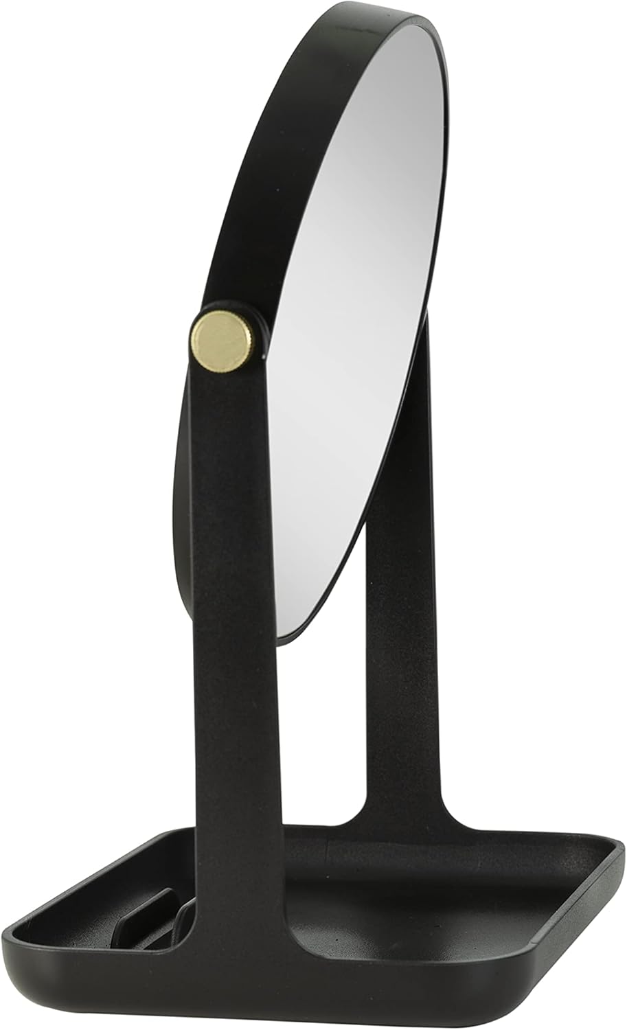 Zadro 7-inch Round Makeup Mirror with 5X 1X Magnifying Glass