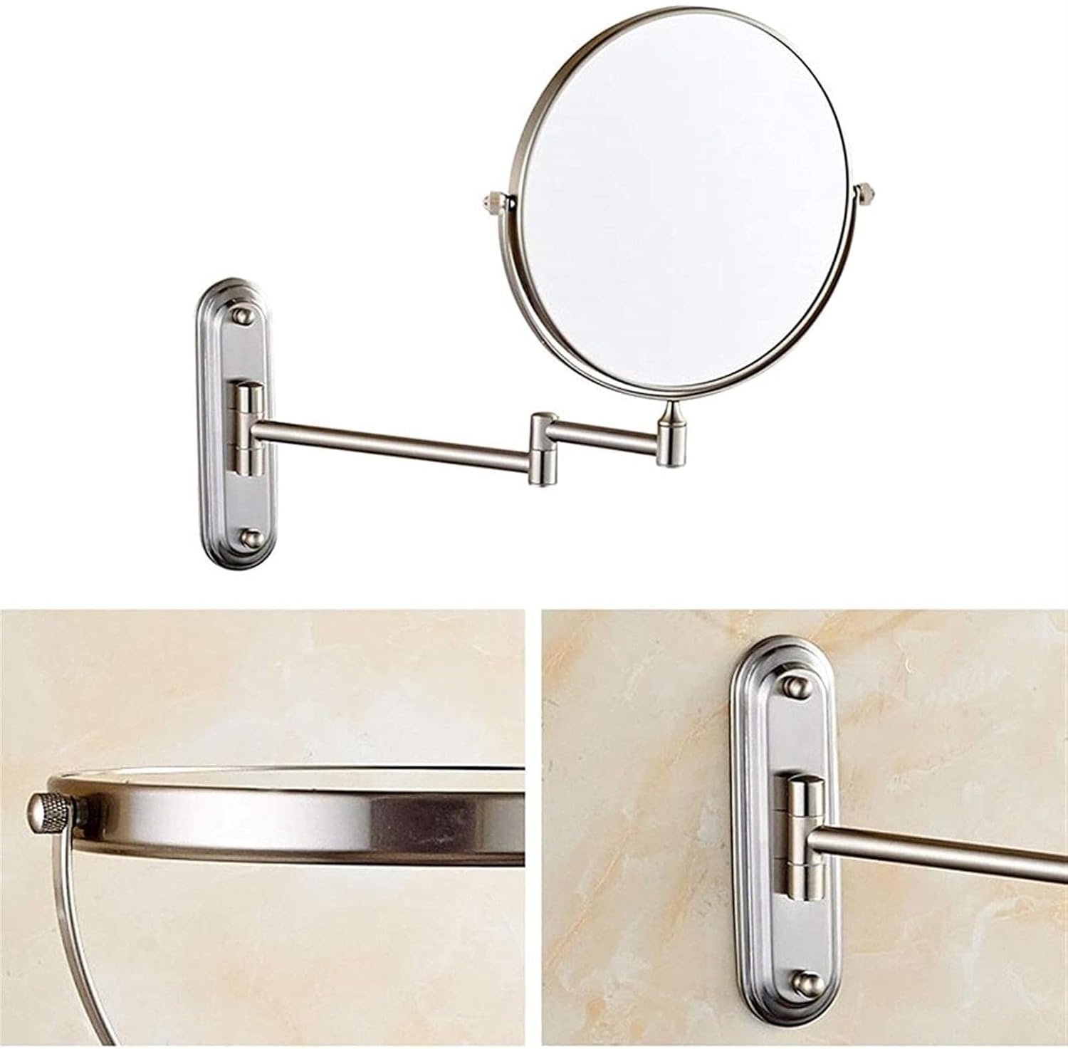 DEIHGE 360 Rotation Makeup Mirror with 5X Magnification