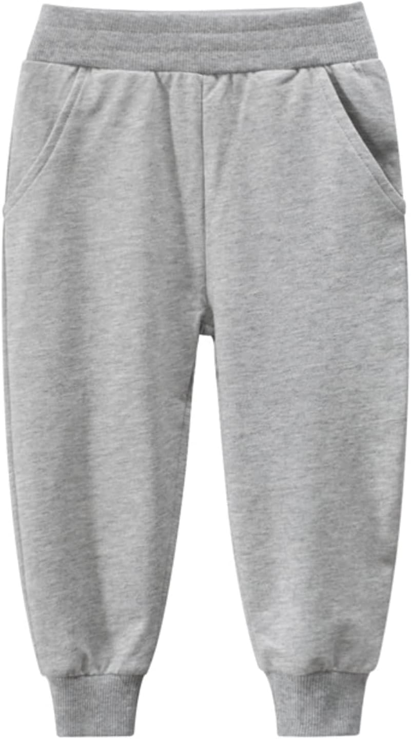 Comfortable Toddler Boy sweatpants with pockets and elastic waistband