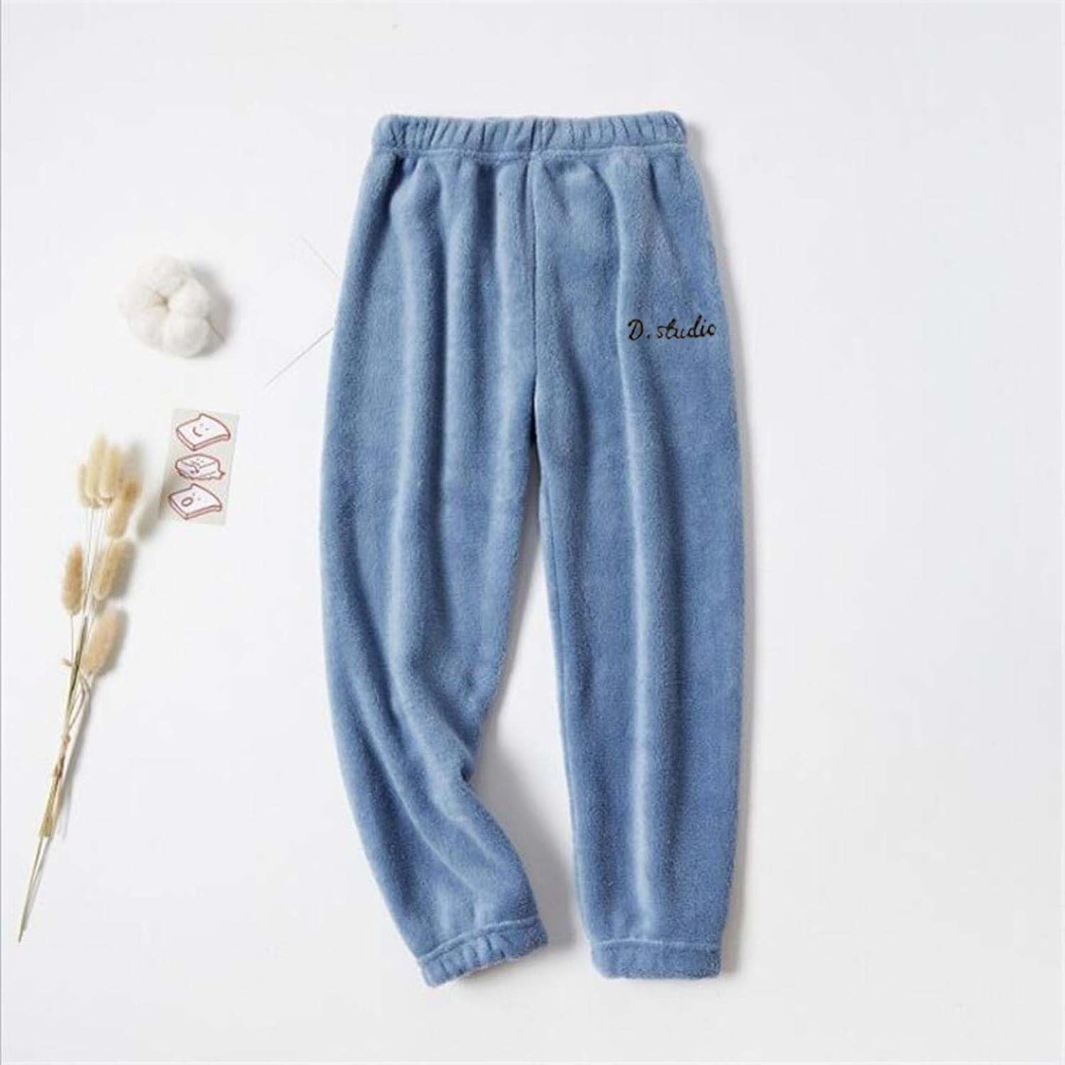 Cozy Fleece Joggers with Elastic Waist for Kids