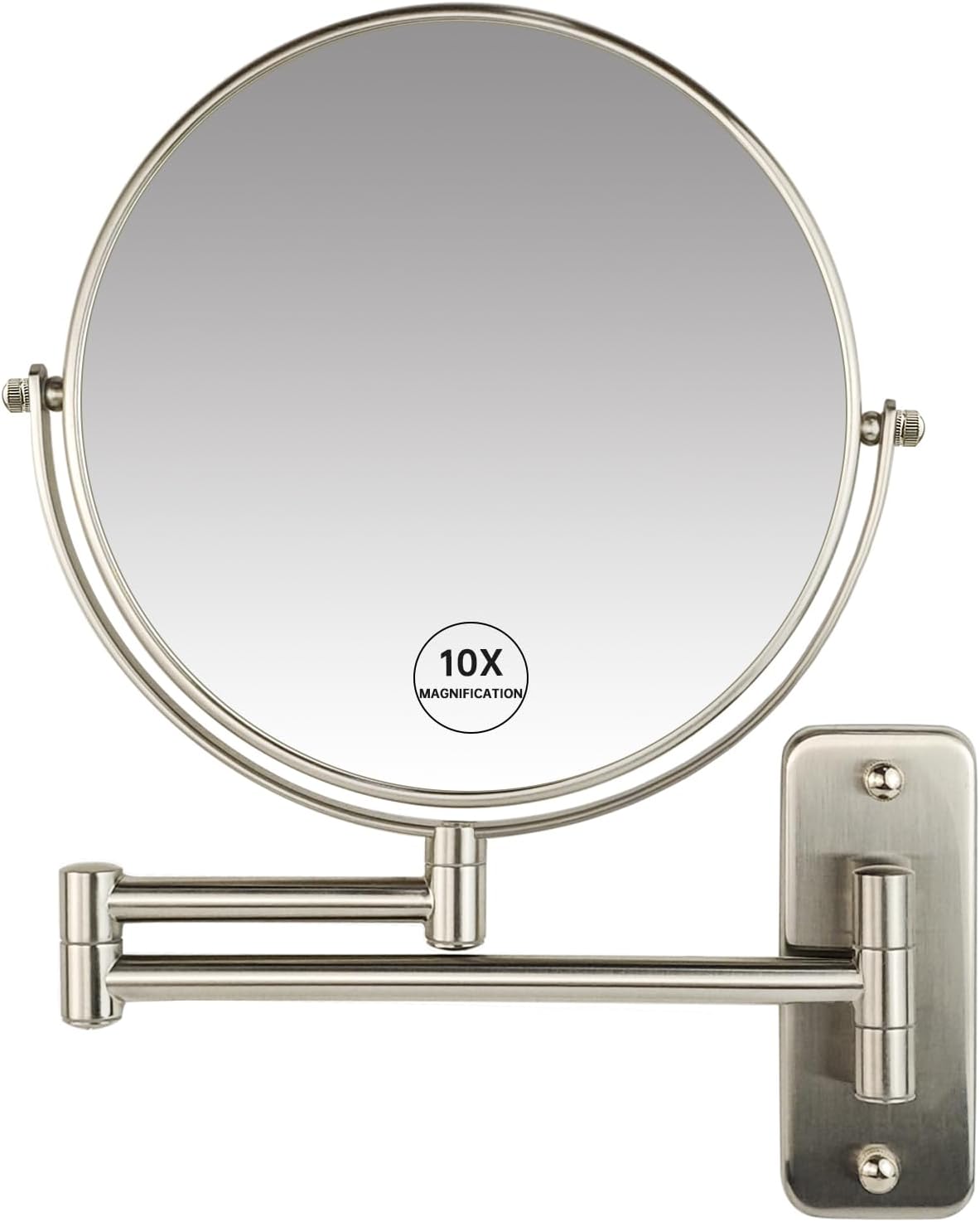 JANEEVA 1X10X Magnifying Wall Mirror 360 Arm