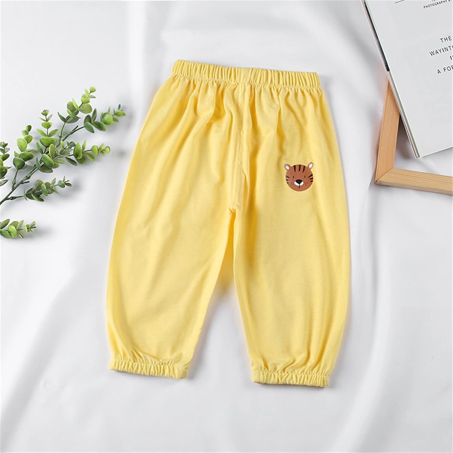 Cute Cartoon Elastic Baby Pants for Toddler Boy Girl 18-24 Months