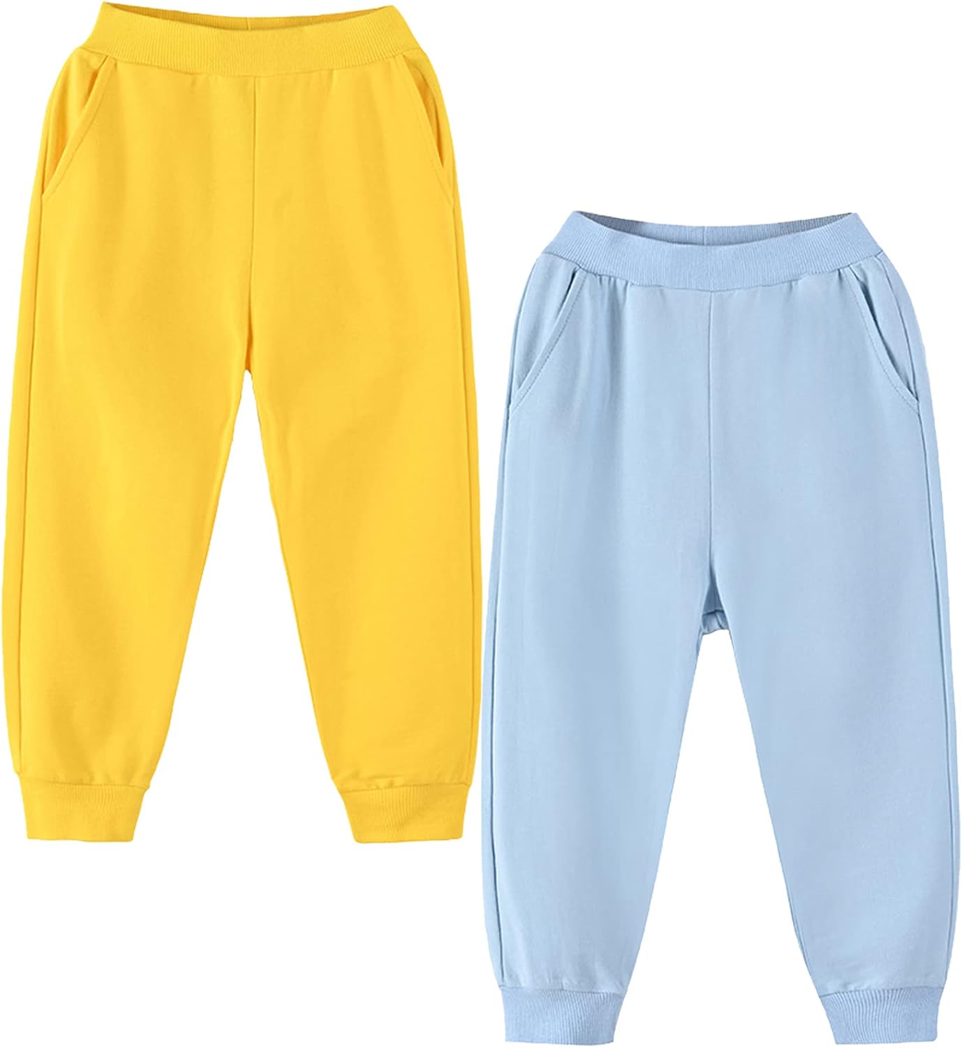 EISHOW Spring Cotton Joggers for Boys Girls 1-8 Years