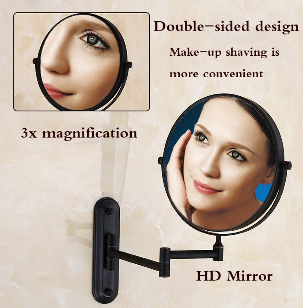 Wall-Mounted Double-Sided Vanity Mirror