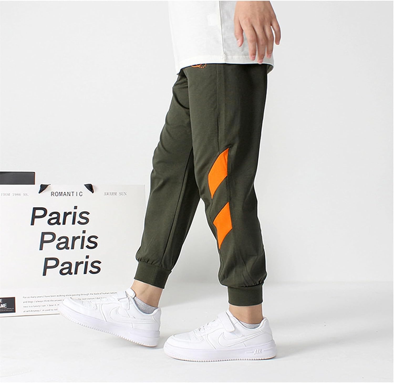 Toddler Boy Soft Elastic Waist Joggers Pants
