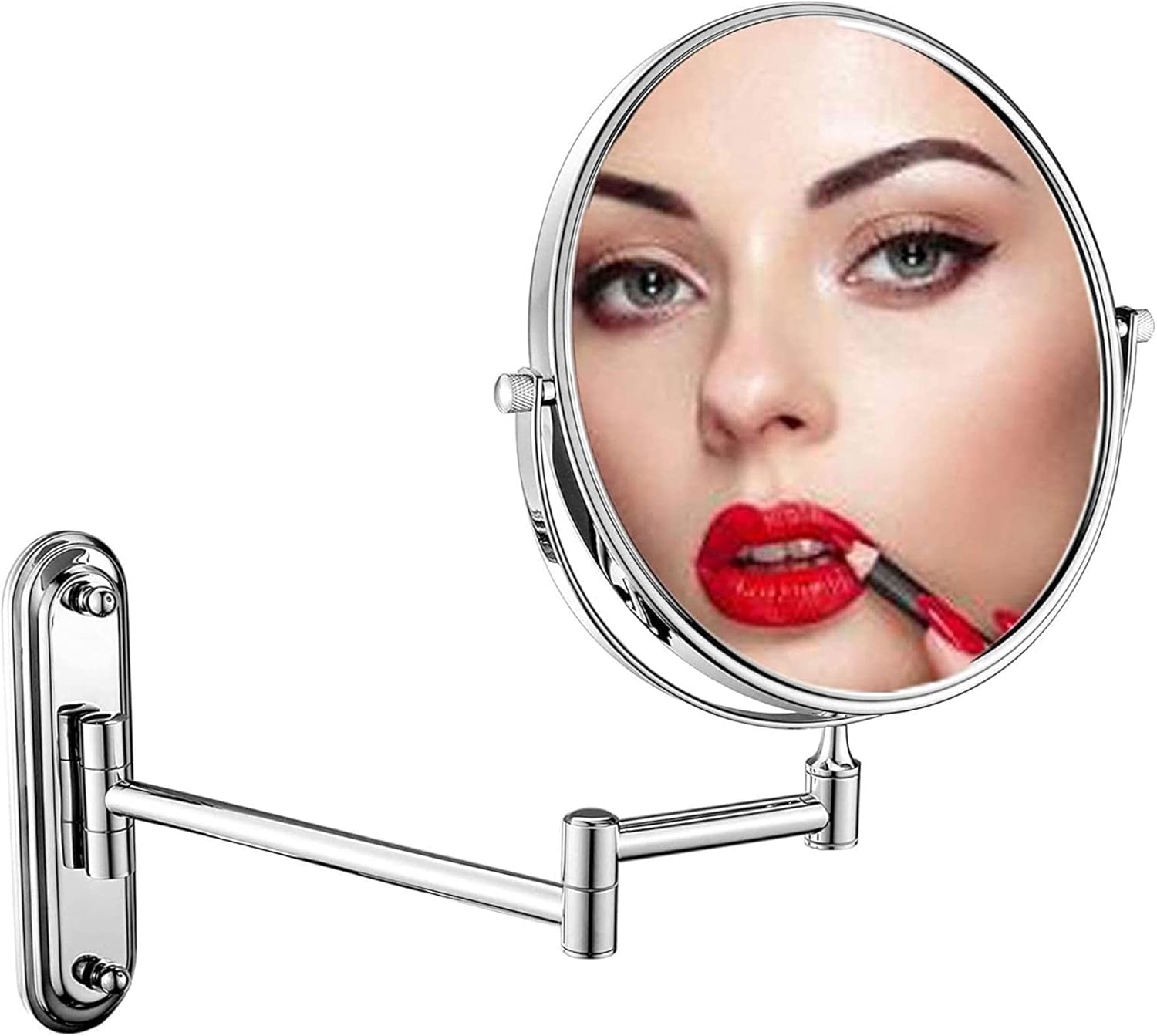 Wall-Mounted 360-Degree Vanity Mirror