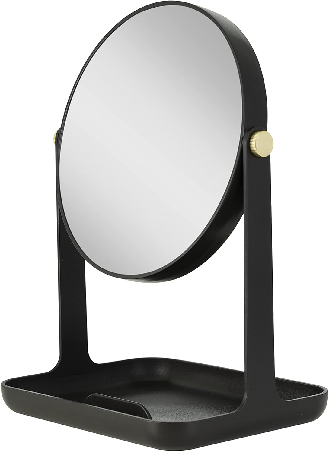 Zadro 7-inch Round Makeup Mirror with 5X 1X Magnifying Glass