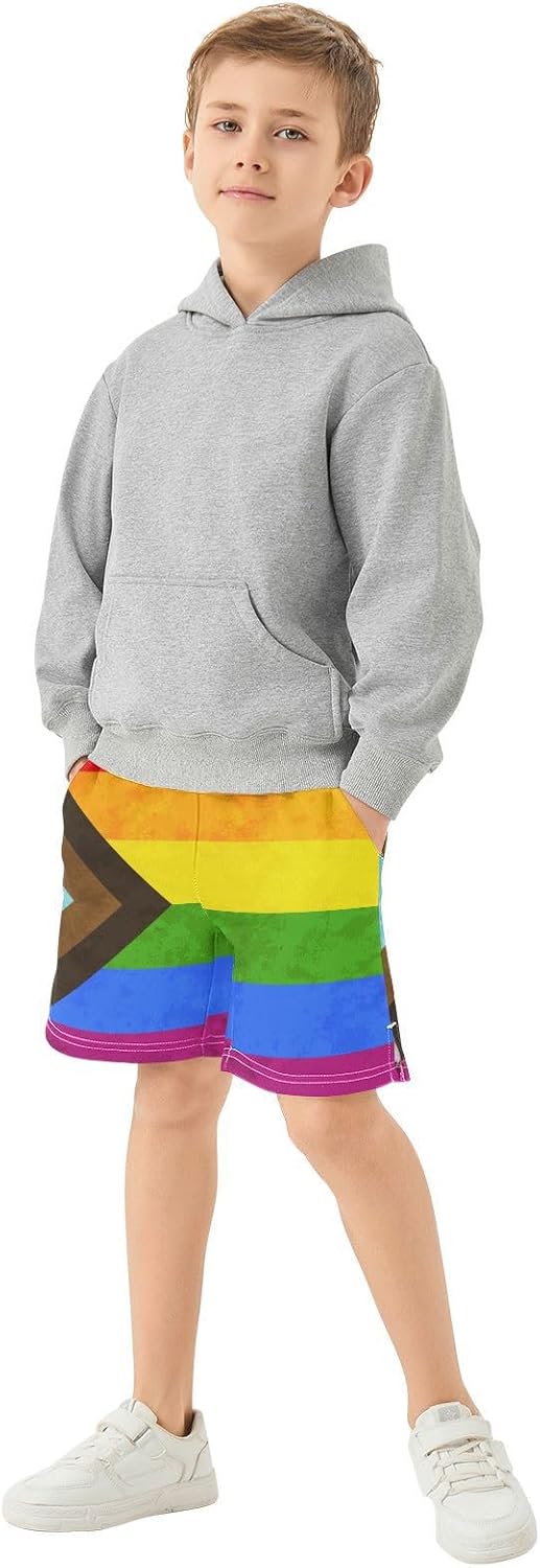 Aflyko Boys Casual Shorts with Pockets for Summer