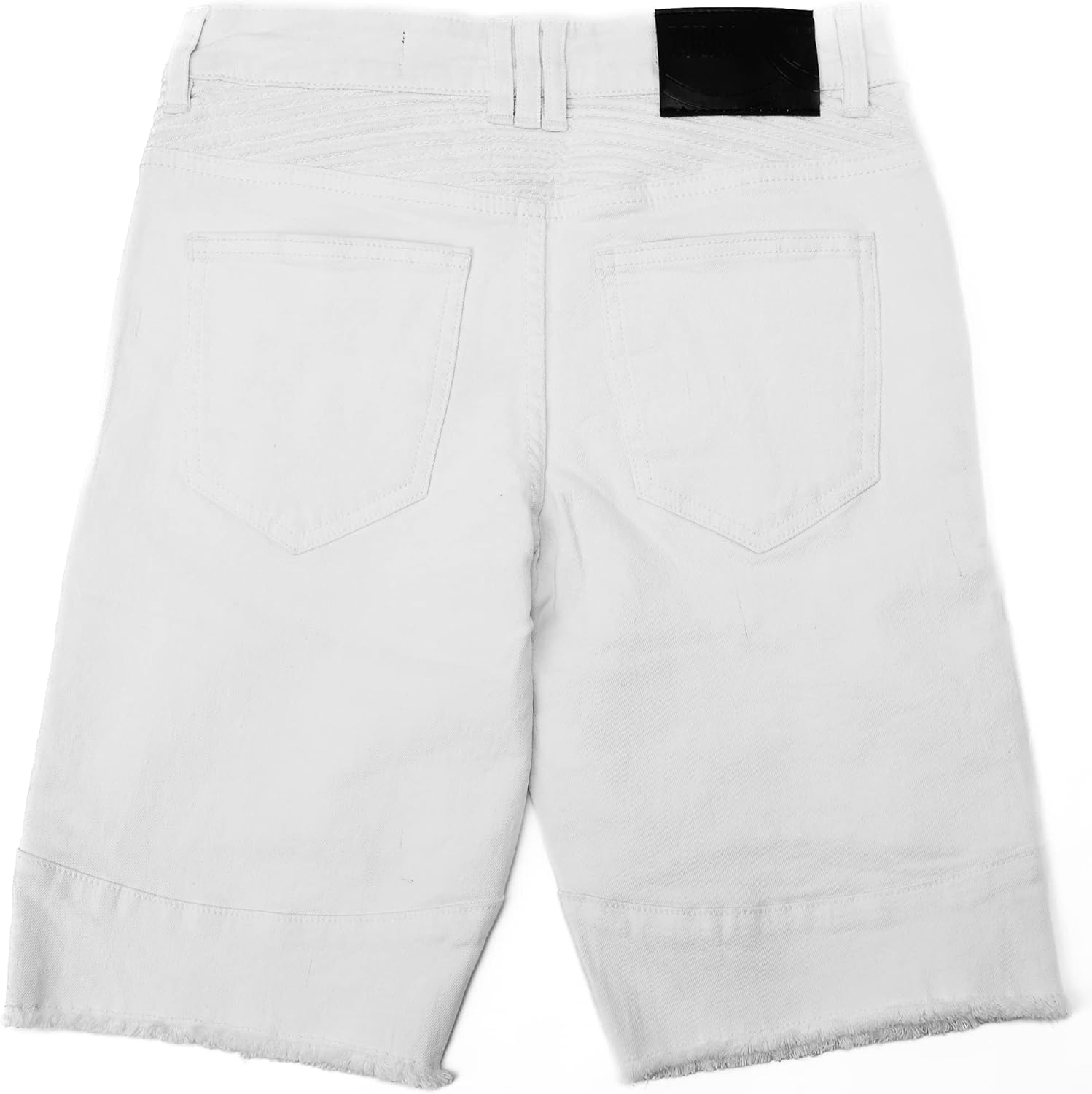 X RAY - Casual Ripped Biker Moto Denim Shorts for Toddler Boys