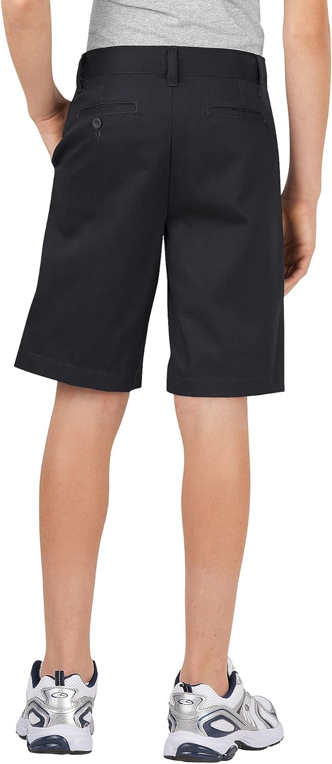 Dickies Khaki Boys Flex Waist Stretch Flat Front Shorts