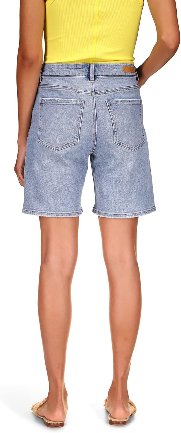Sanctuary Womens Boy Cut Denim Bermuda Shorts 1