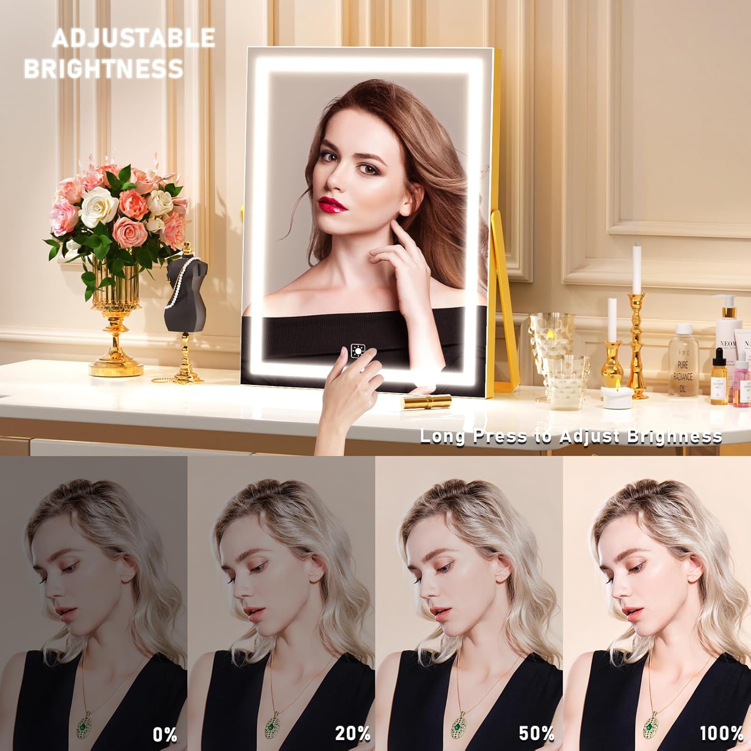 Vanity Mirror with Lights - 1114 LED Makeup Mirror