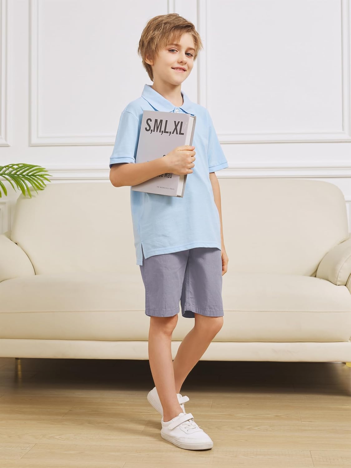 OHD 3 Pack Boys School Uniform Jogger Shorts