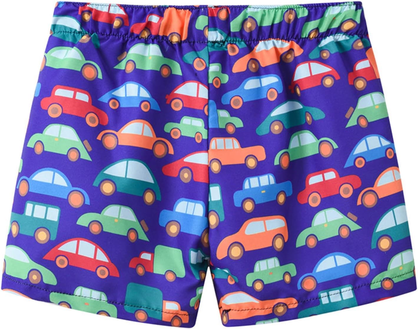 Toddler Boys Summer Lightweight Car Print Shorts