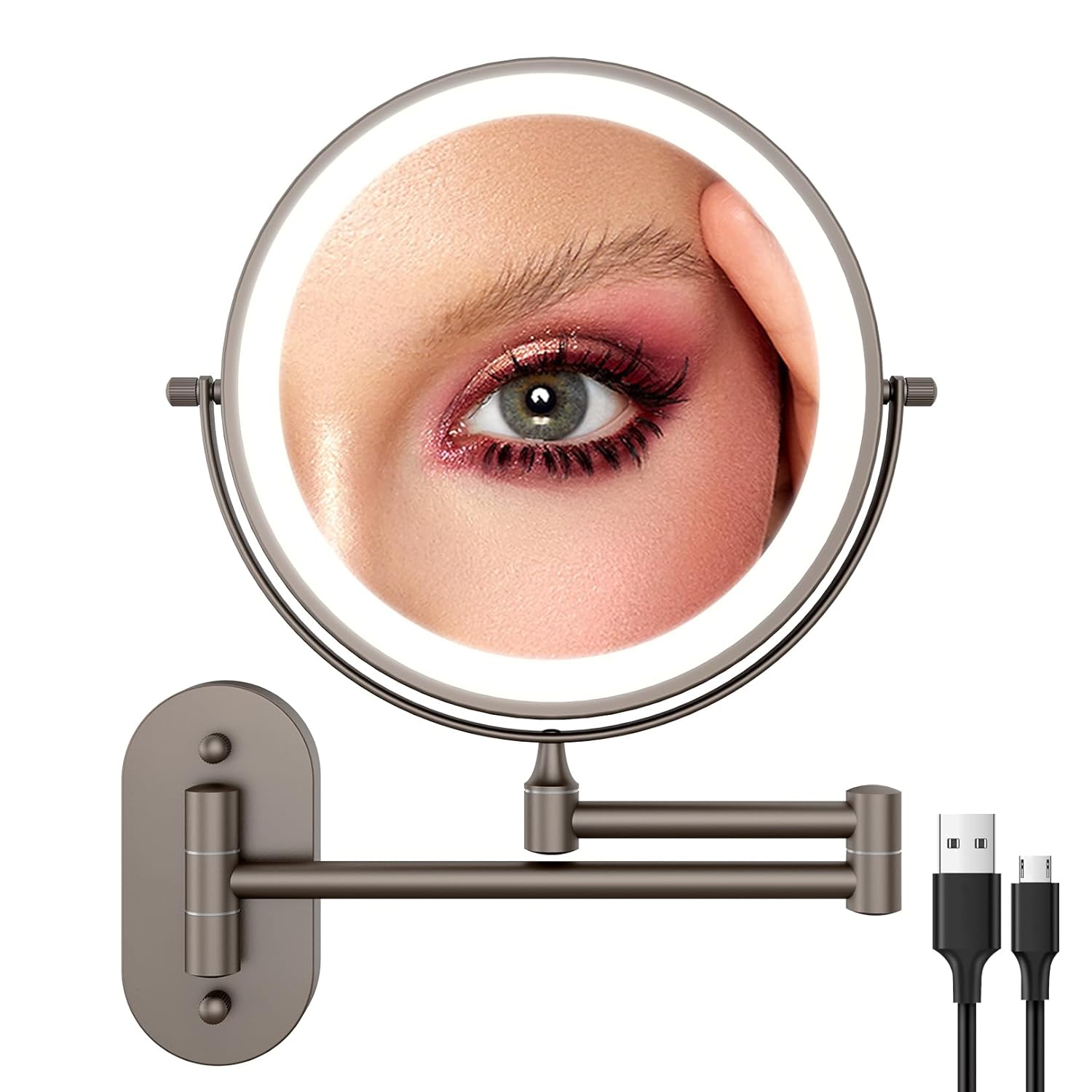 FASCINATE Wall-Mounted Lighted Vanity Mirror