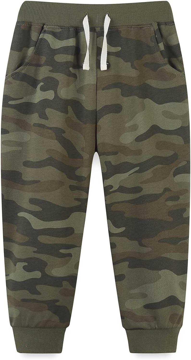 Ysoea Toddler Boys Cotton Camouflage Sweatpants Comfortable and Durable