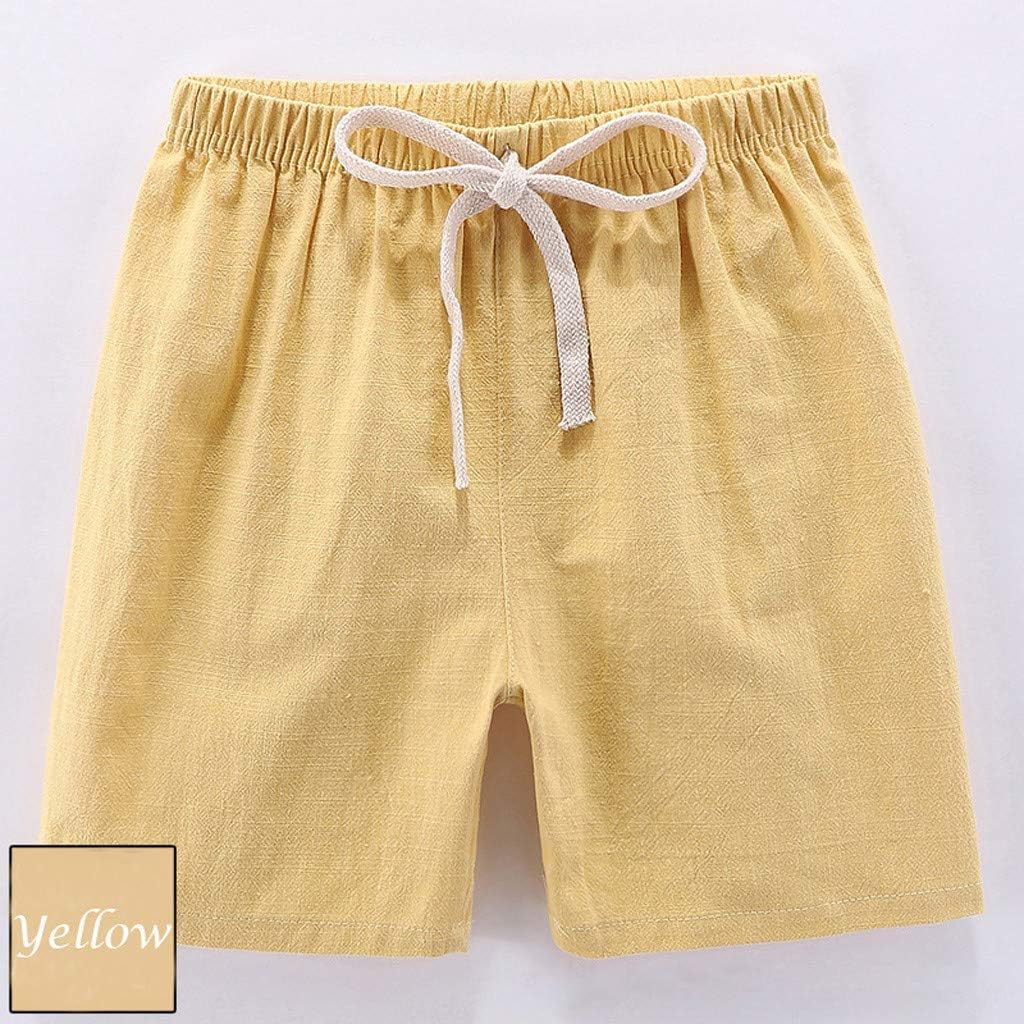 Lightweight Breathable Shorts for Boys Casual Beach Shorts Elastic Waist