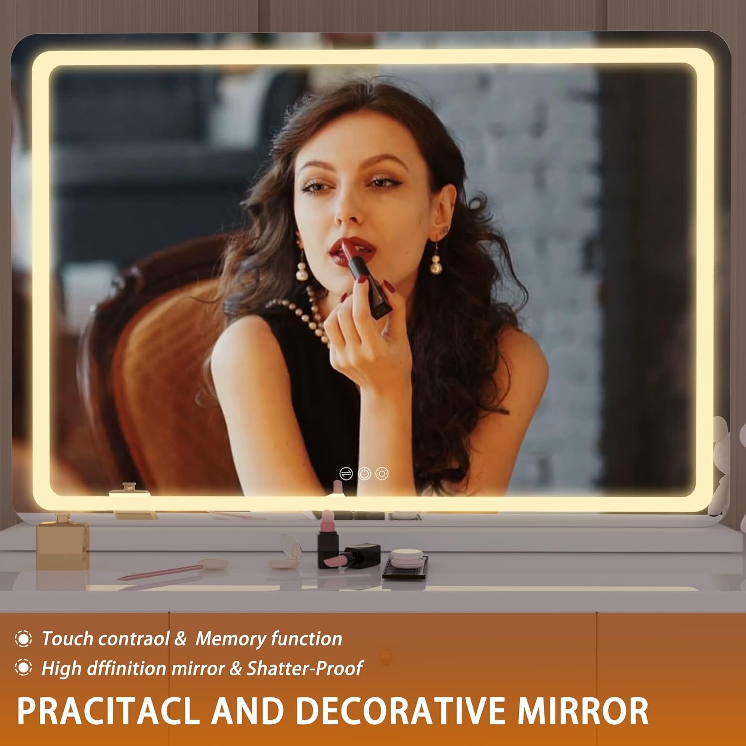 Vanity Mirror with Lights for MakeUp