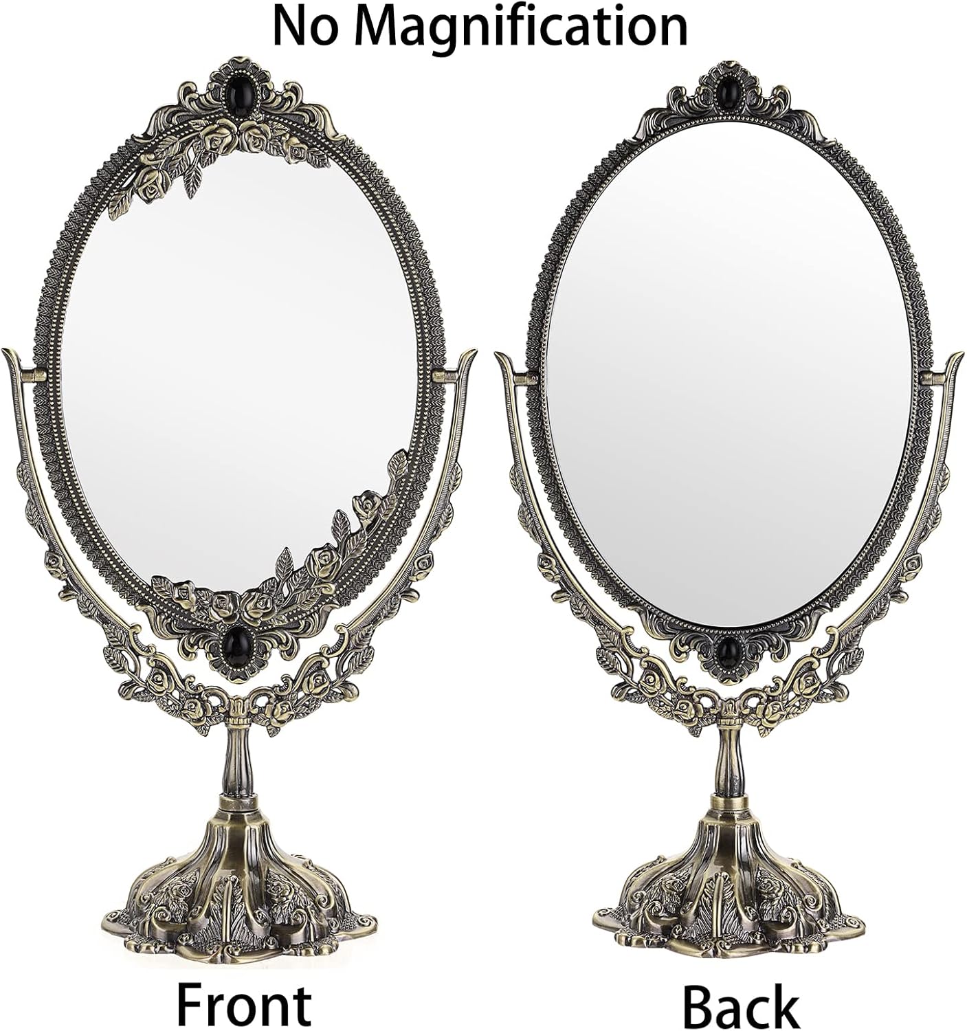 JUXYES Vintage Swivel Making Mirror