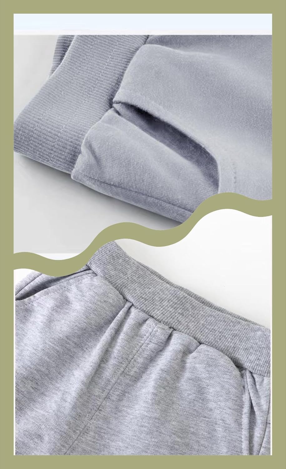 Juephe Premium Cotton Joggers for Kids