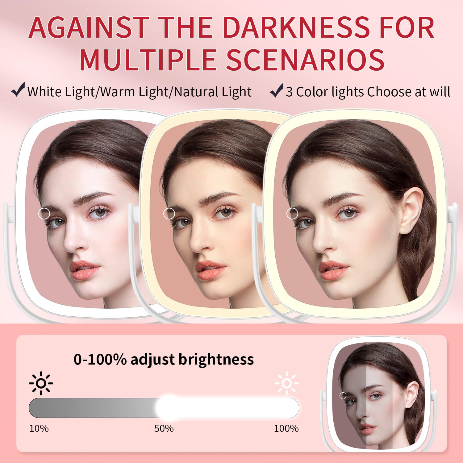 Vanmirr 85 Lighted Makeup Mirror