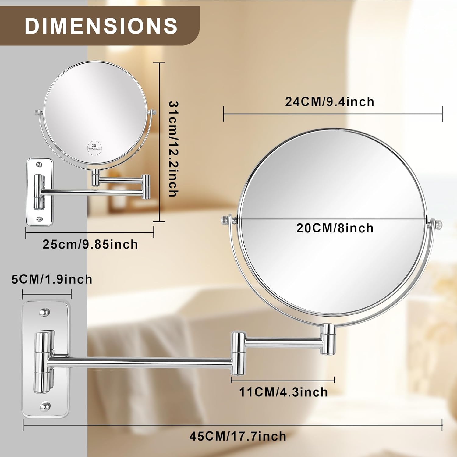 The Perfect 8 Makeup Mirror