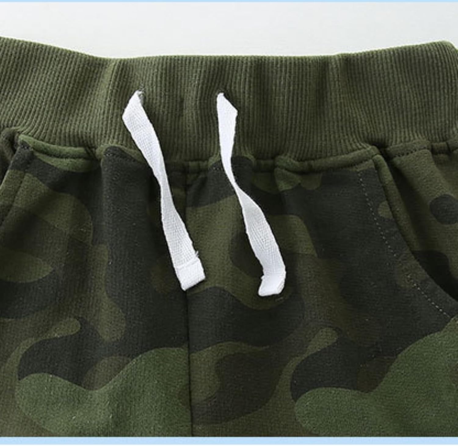 Camouflage Toddler Boys Biker Shorts