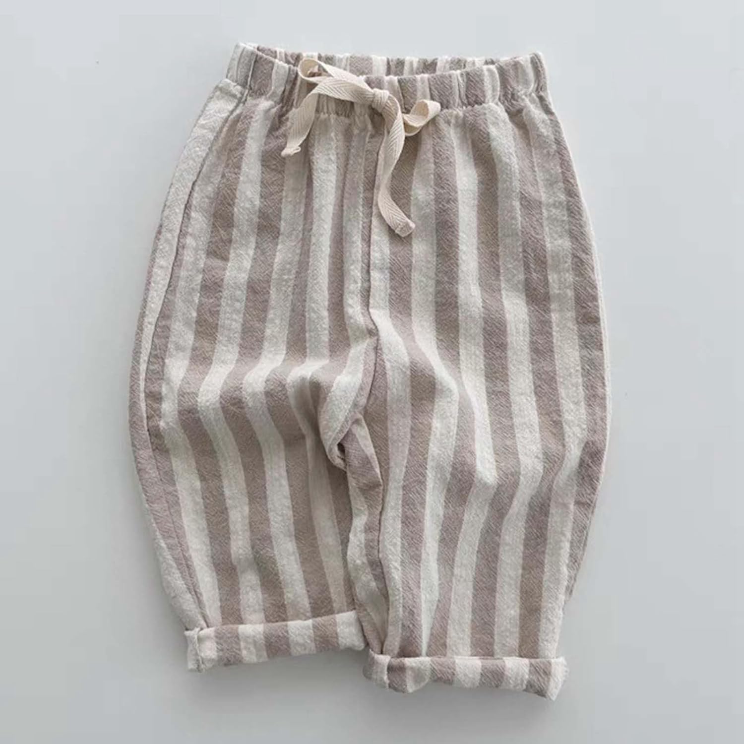 Hfolob Kids Striped Linen Haram Pants